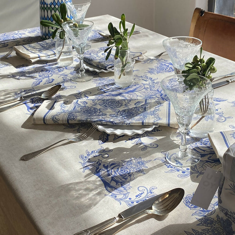 Set Servilletas Toile Azul