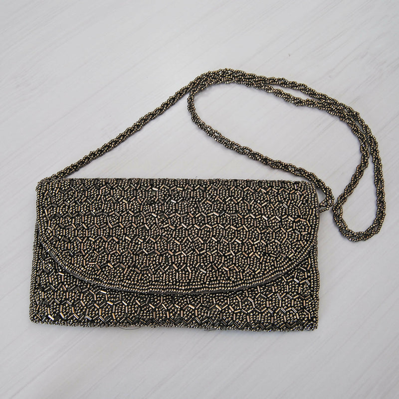 Cartera de mostacillas