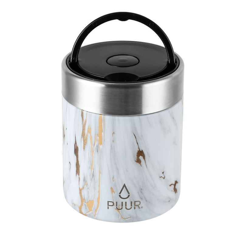 Termo de Comida Puur Food Pot Gold Marble 500 ml