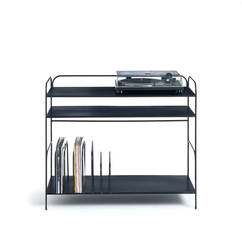 Mueble para vinilos 102 LUXE | METAL BLACK