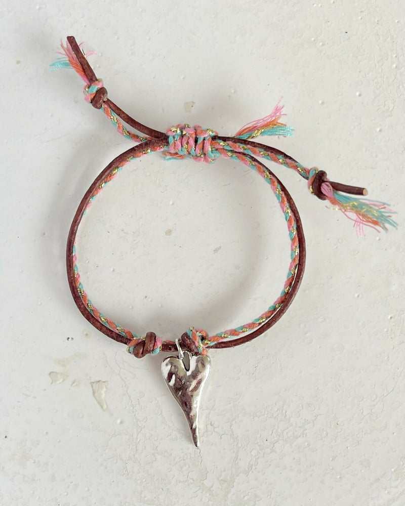 PULSERA DE CUERO CUORE