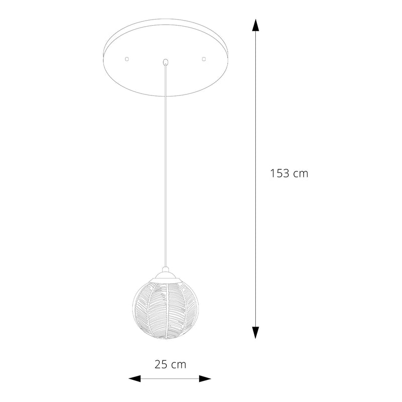 LÁMPARA COLGANTE LED STUDIO LOTO BIG (SIN AMPOLLETA E27)