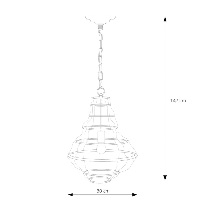 LÁMPARA COLGANTE LED STUDIO CLIMBER SMALL (SIN AMPOLLETA E27)