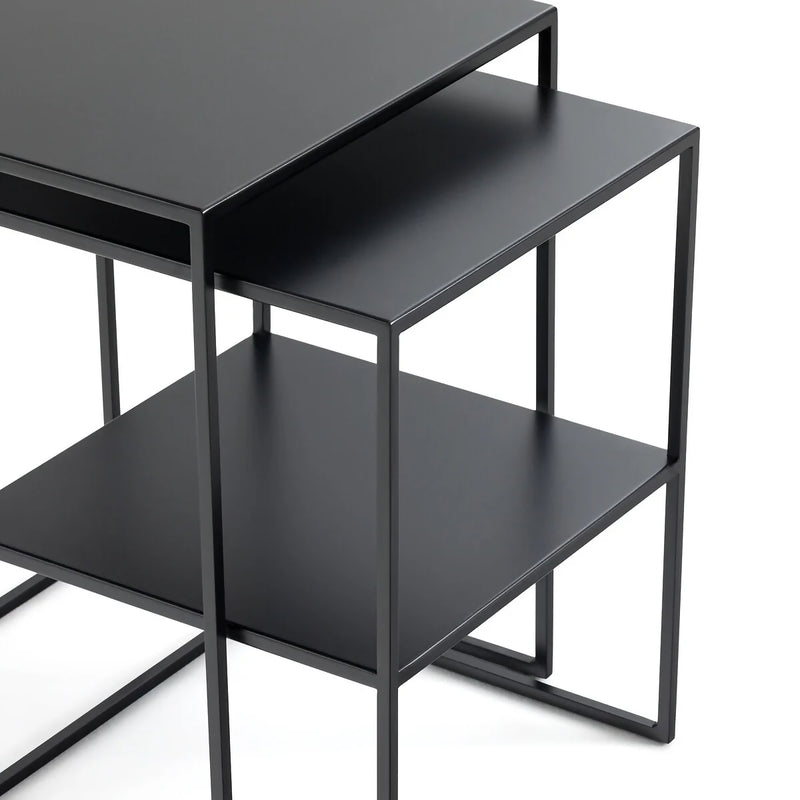 Mesa lateral nido 40 | METAL BLACK