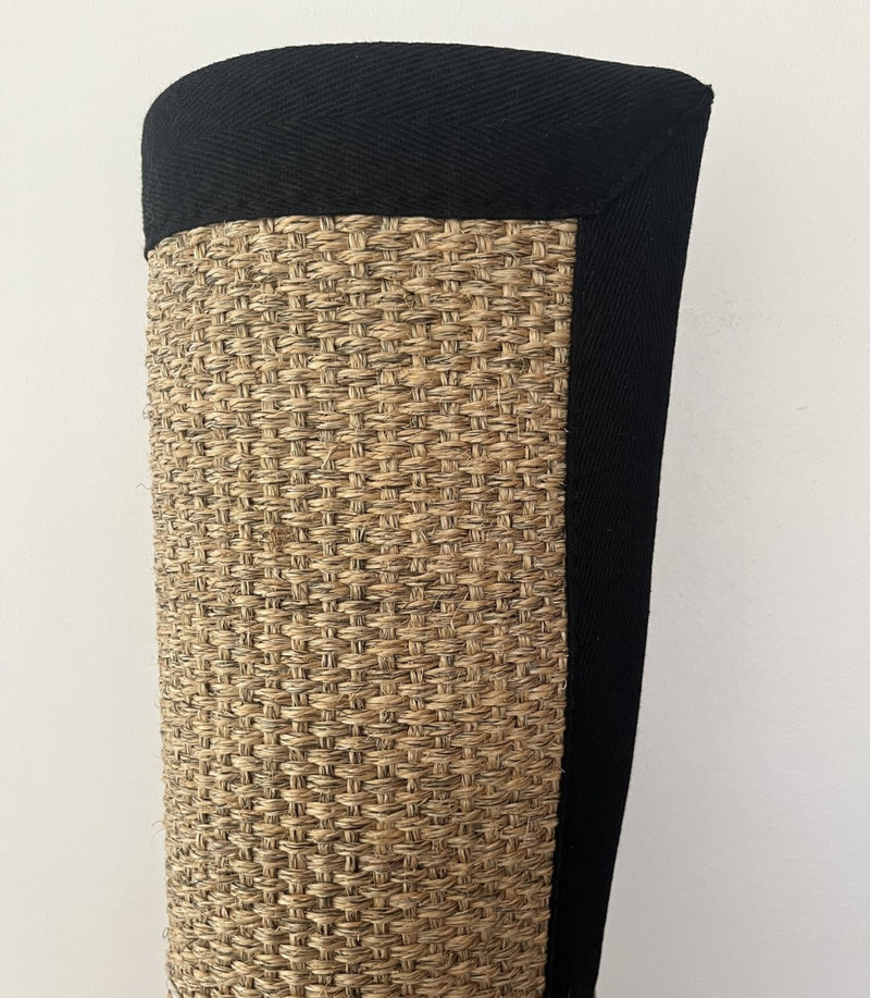 Alfombra Sisal Natural Borde Negro KF731 (3 medidas)