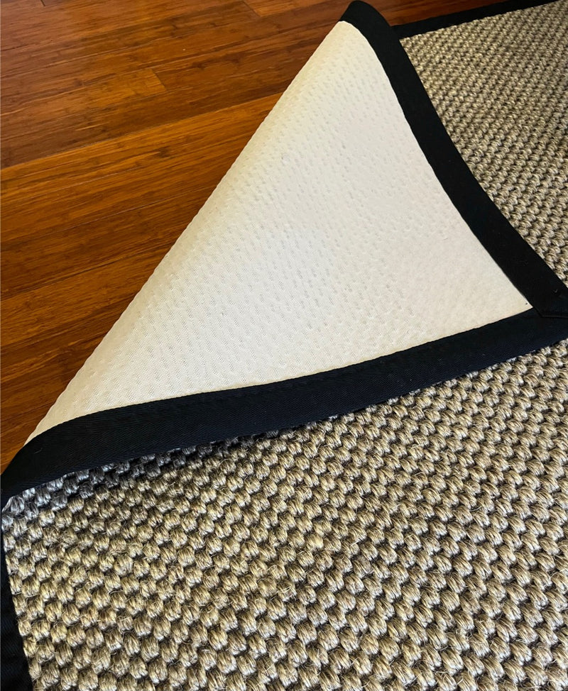 Alfombra Sisal Natural Borde Negro GA880 (3 medidas)