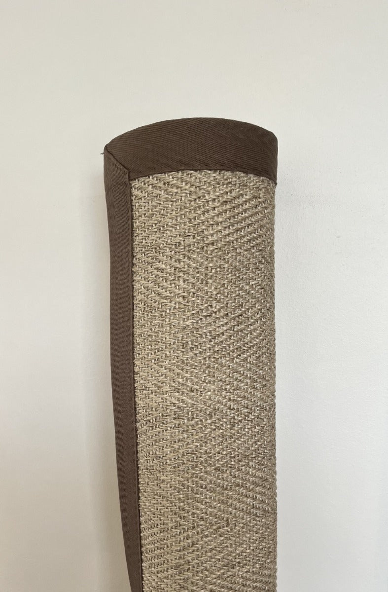 Alfombra Sisal Natural Borde Café VB1065 (3 medidas)