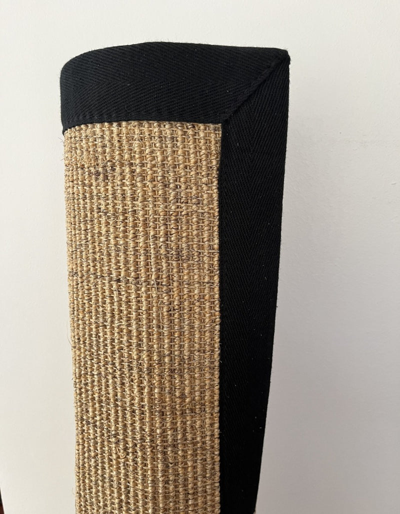 Alfombra Sisal Natural Borde Negro BD485 (3 medidas)