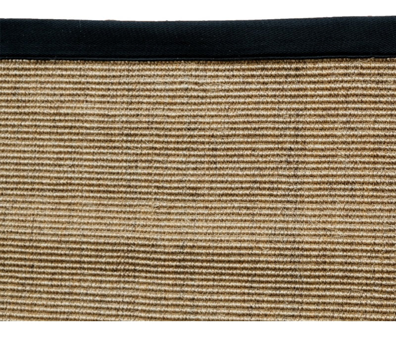 Alfombra Sisal Natural Borde Negro BD485 (3 medidas)