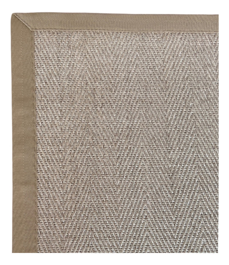 Alfombra Sisal Natural Borde Beige VB1065 (3 medidas)