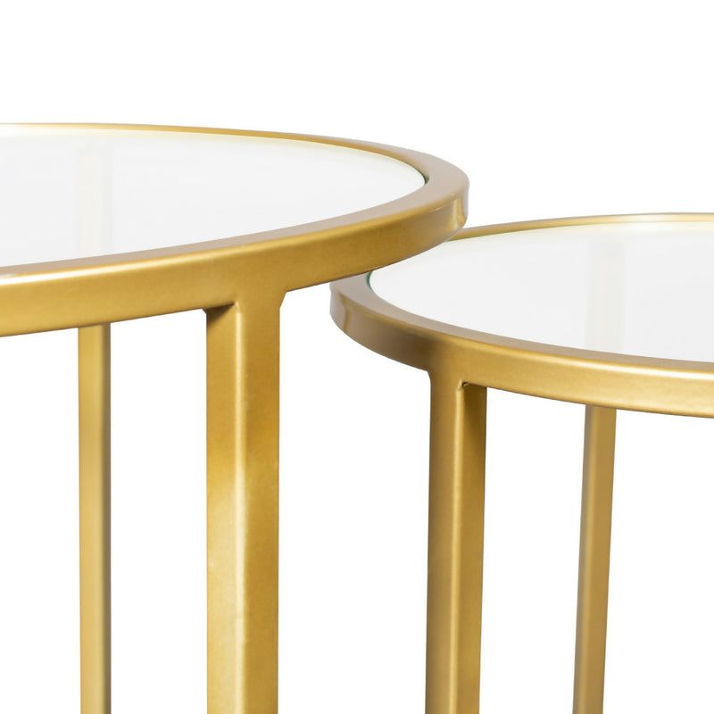 Mesa Lateral Nido | GLASS GOLDEN