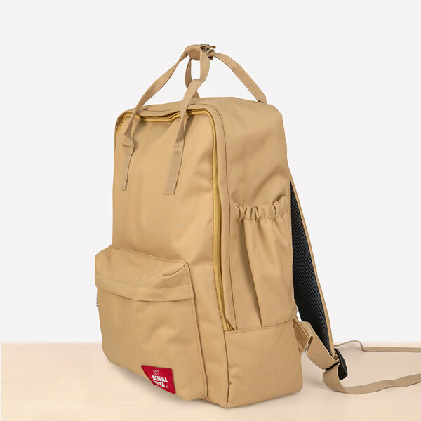 Mochila Buenavista Big Bike Gold - Bolsillo Laptop