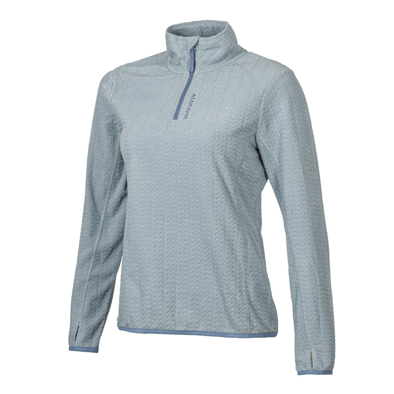 Polar Fleece Ultraligero Mujer 1/4-Zip Volca Celeste