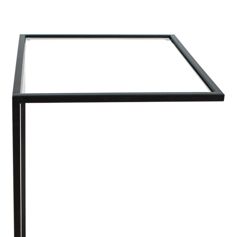 Mesa Lateral Piscolera | GLASS BLACK