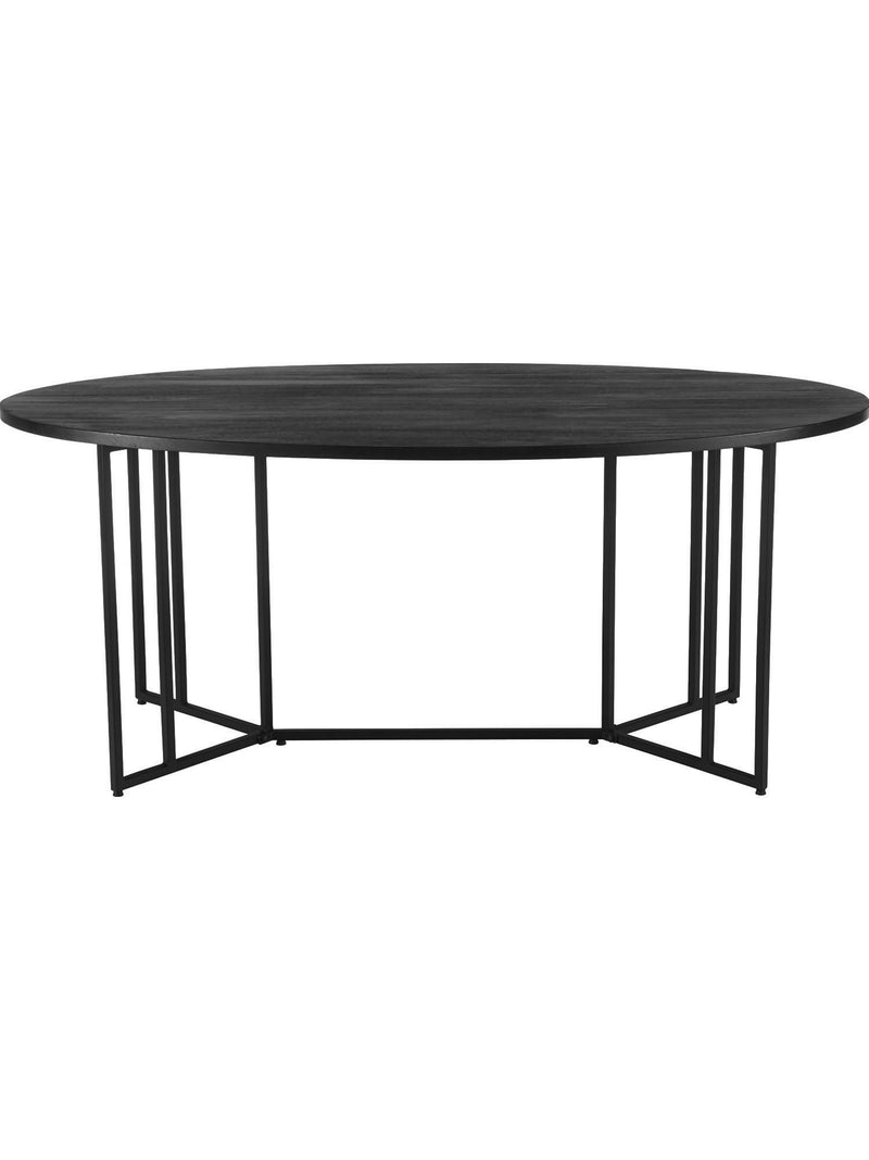 Mesa de comedor 180 Ovalada | ABEDUL BLACK