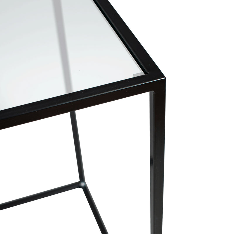 Mesa Lateral Piscolera | GLASS BLACK