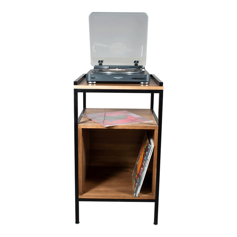 Mueble para vinilos 48 | TOFFEE NEGRO