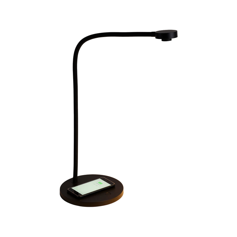 LÁMPARA DE MESA LED STUDIO CARGA CELULAR 3W LUZ CÁLIDA