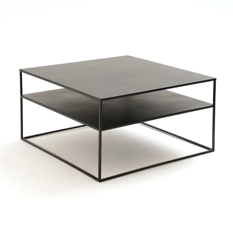 Mesa de centro doble | METAL BLACK