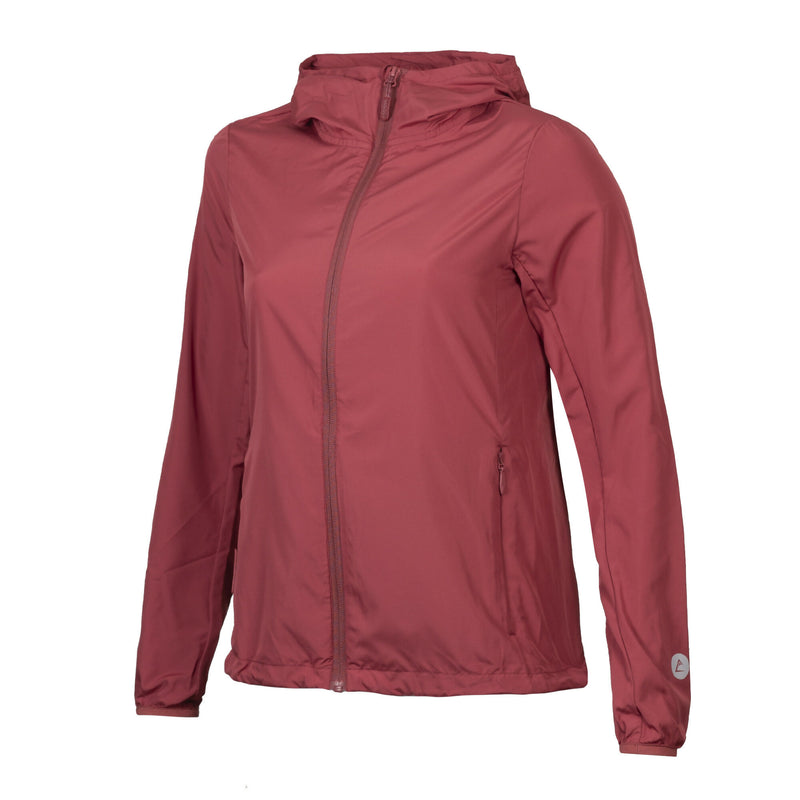 Chaqueta Cortaviento Ultraligero Mujer Declive Rosado Copihue