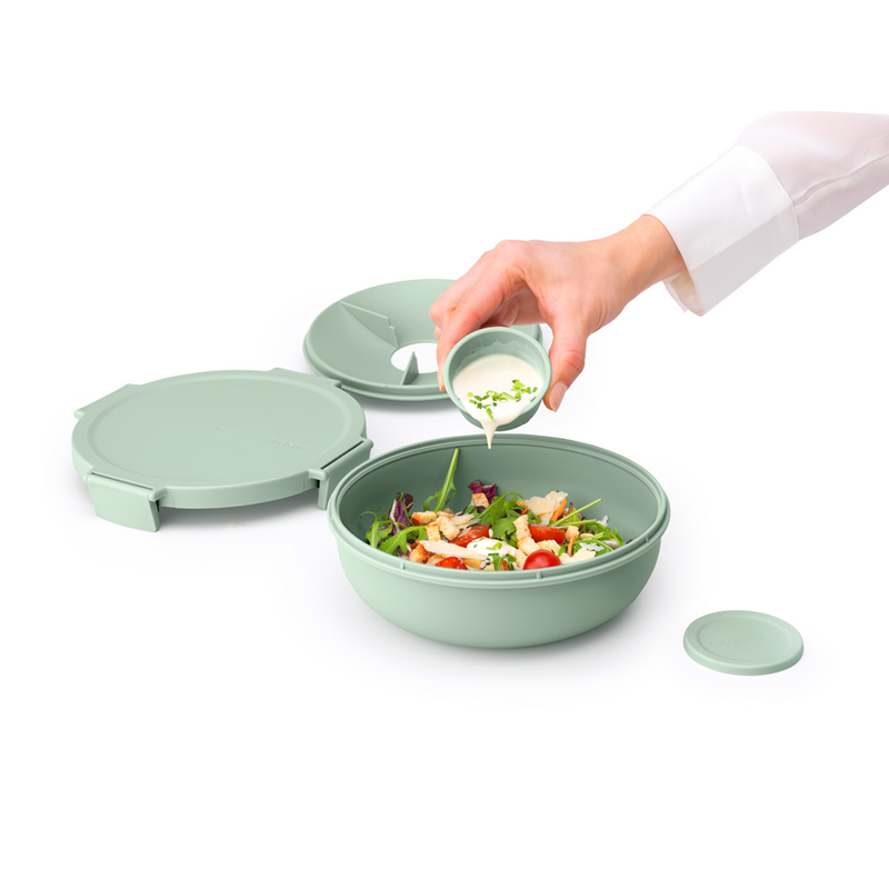 Bowl para ensalada Make & Take 1,3 Lt Jade Green