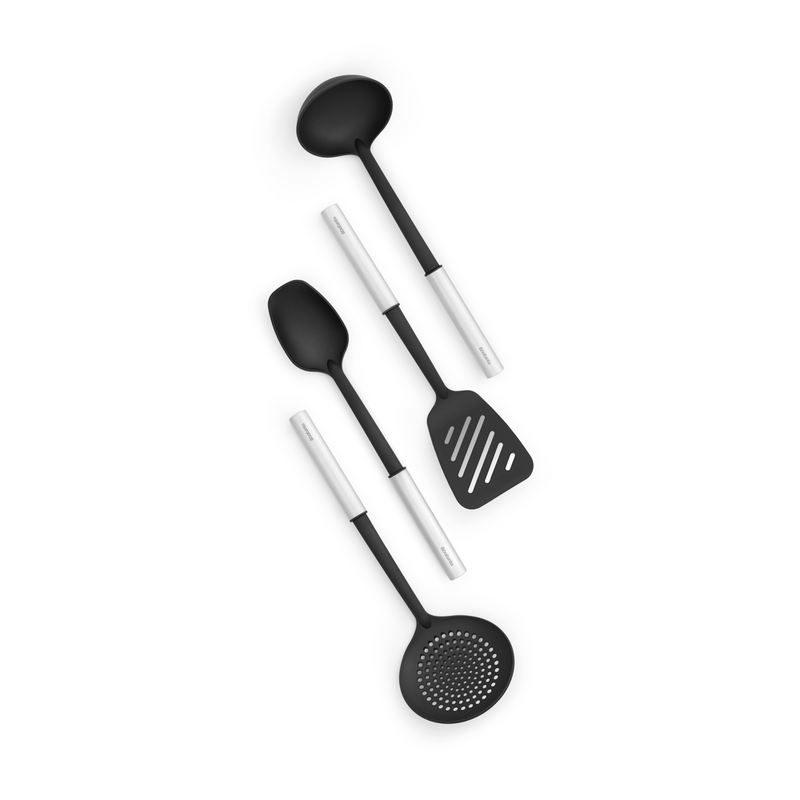 Set utensilios cocina antiadherentes Matt Steel