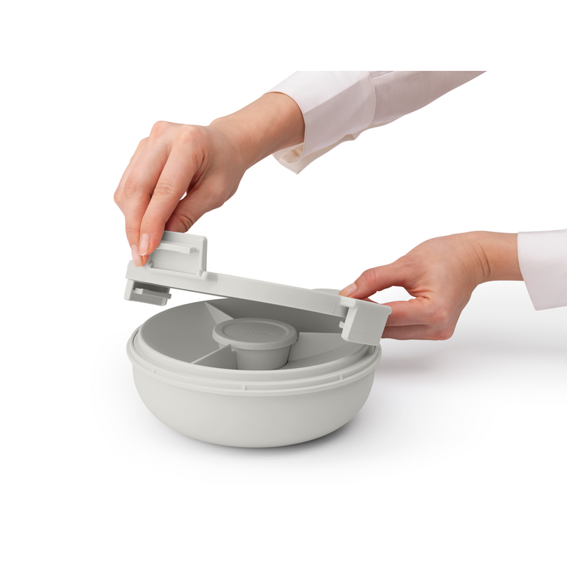 Bowl para ensalada Make & Take 1,3 Lt Light Grey