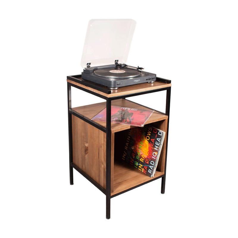 Mueble para vinilos 48 | TOFFEE NEGRO