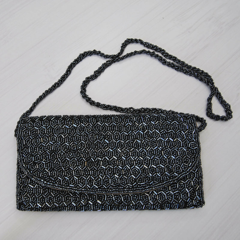 Cartera de mostacillas