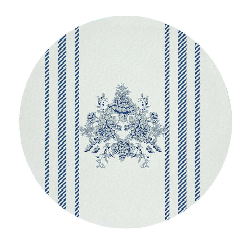 Set 4 Bajoplatos Toile Azul