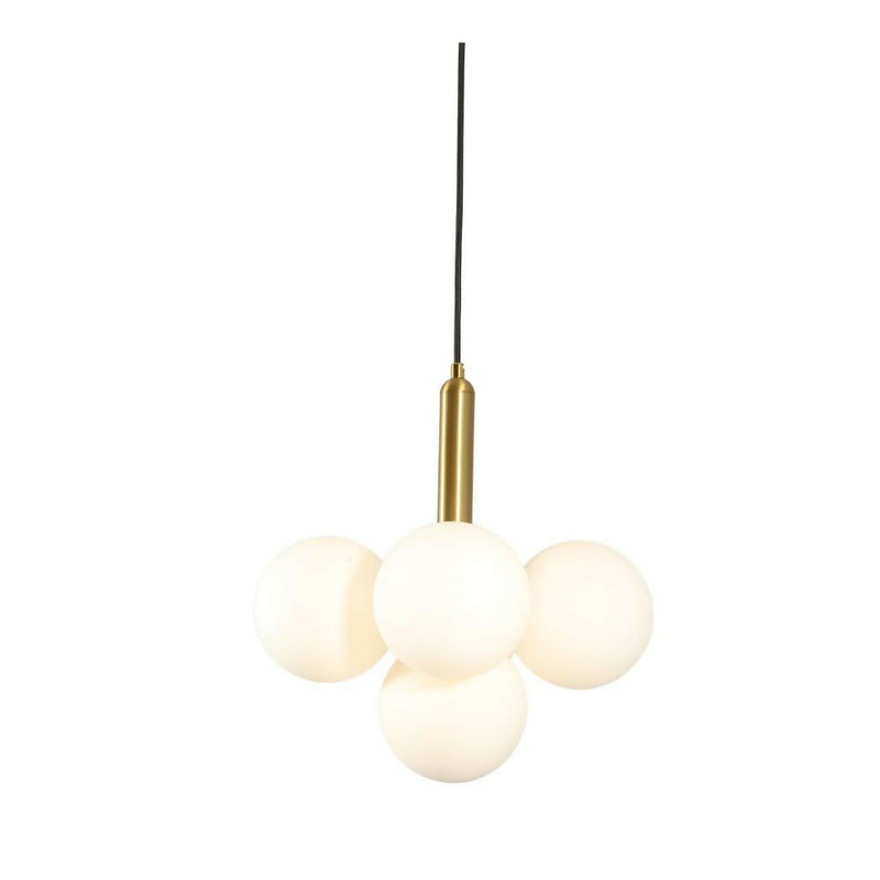 LAMPARA COLGANTE GLOBO OPAL 5 LUCES