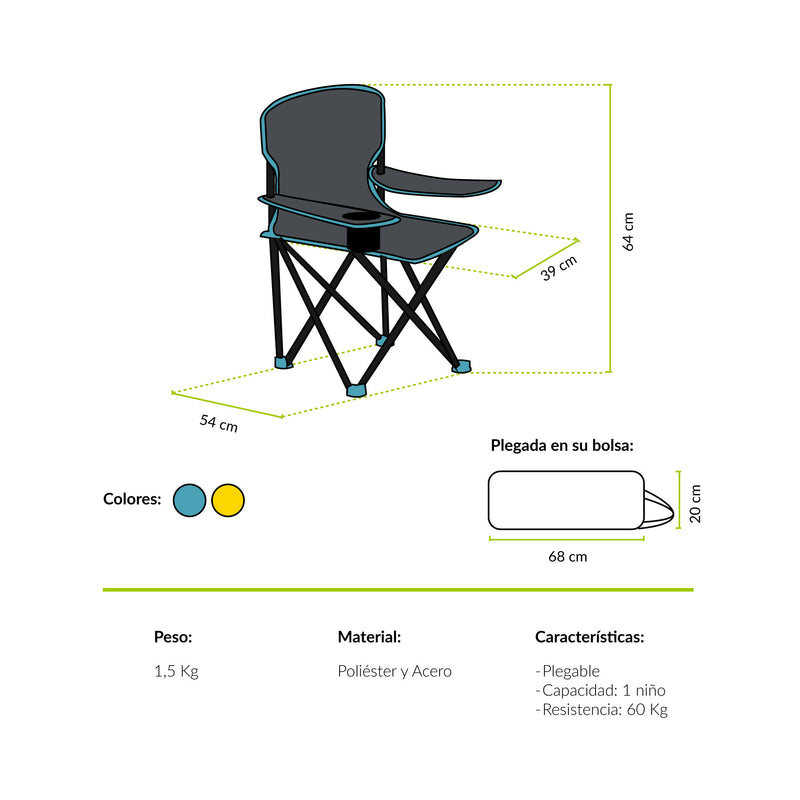 Silla Camping Niños Chaitén