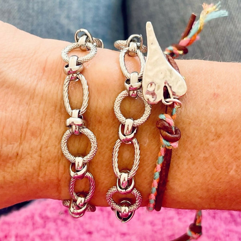 PULSERA DE CUERO CUORE