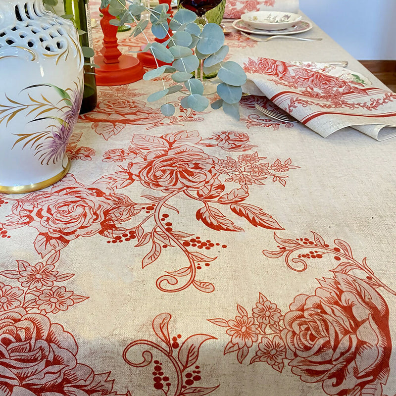 Mantel Toile Rojo