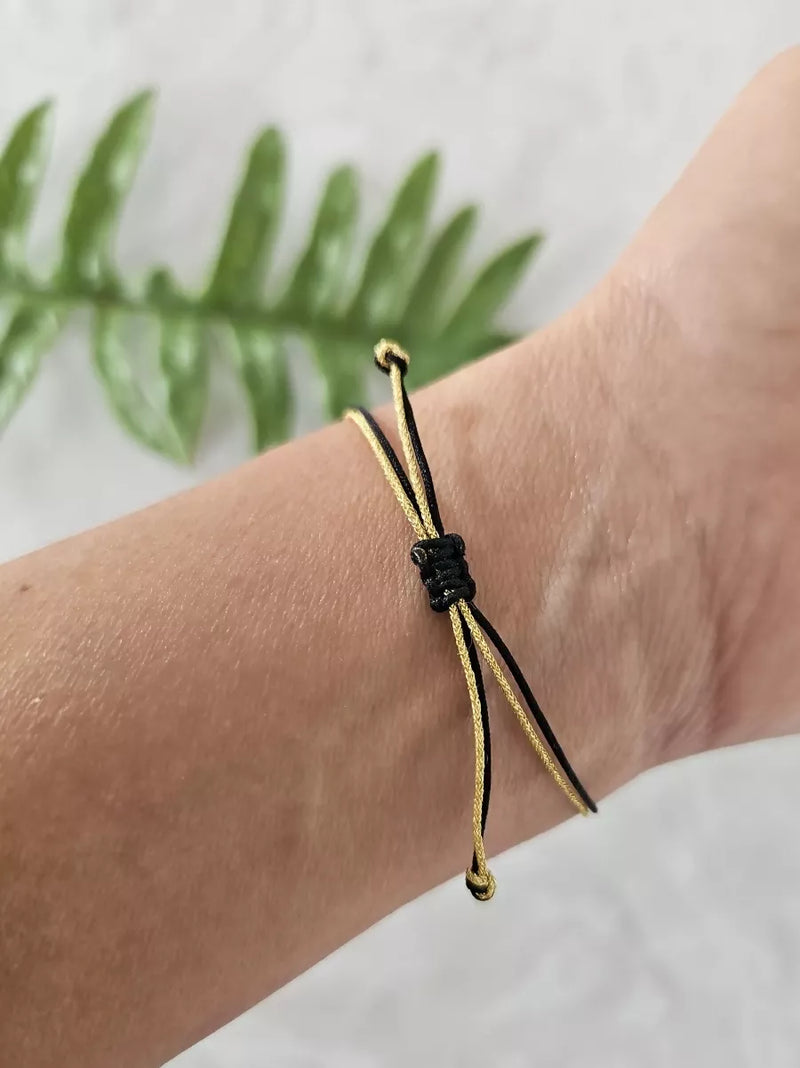 Pulsera Estrella Borla Negra